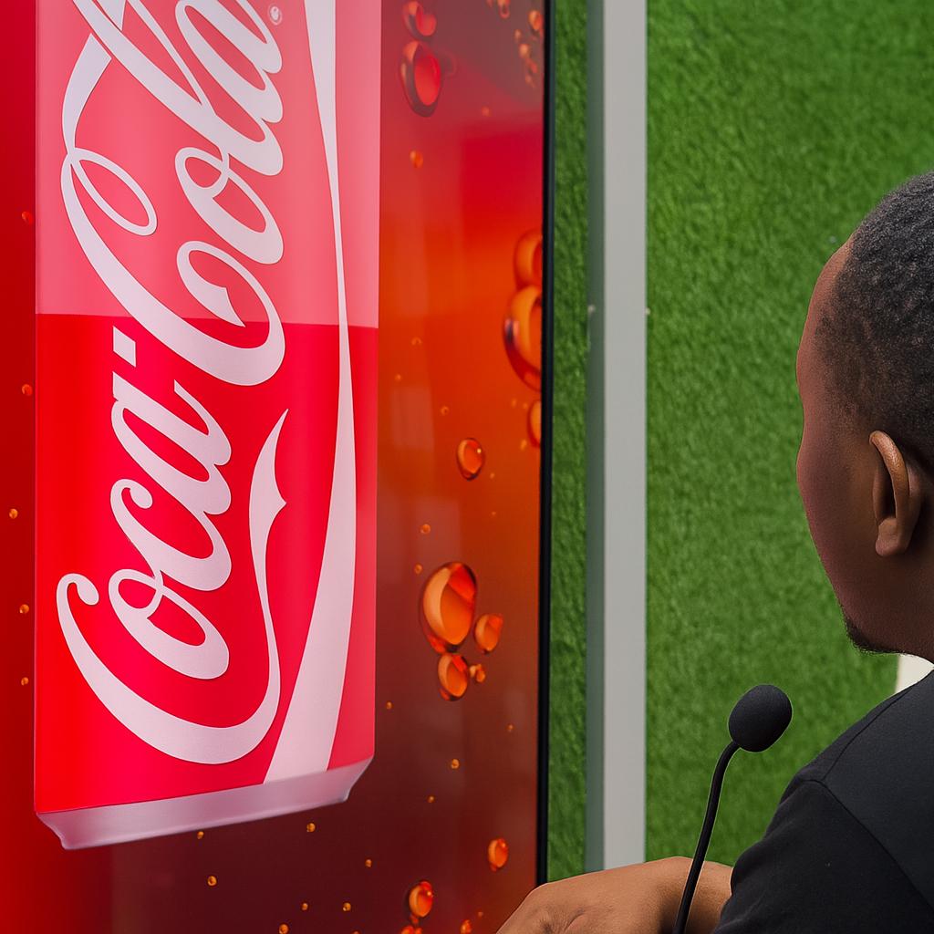 people playing the Interactive Scream Game at an event in Dubai, cheering and shouting to control to win the game